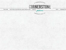 Tablet Screenshot of cornerstonepicturesinc.com